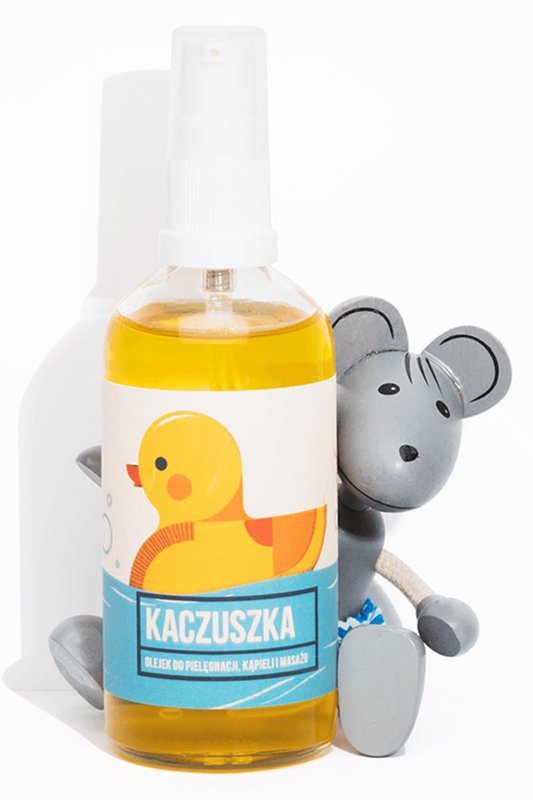 Mydlarnia Cztery Szpaki Zestaw Szpaczek: Mydło Miś z Lanoliną + Olejek Kaczuszka kosmetyki zestaw do pielęgnacji