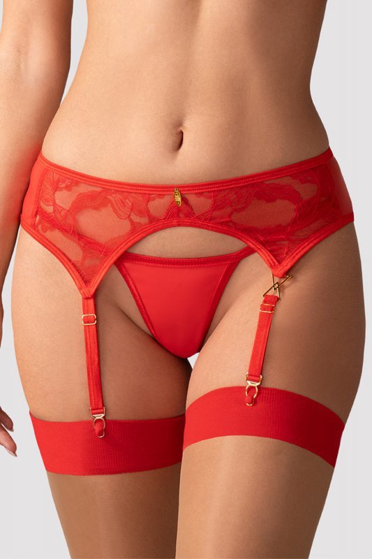 Obsessive Aliosa garter belt bielizna pas do pończoch niski