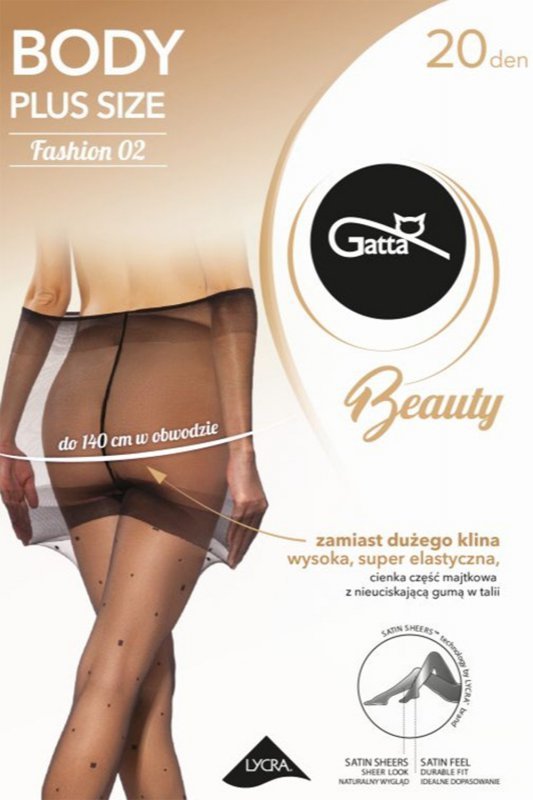 Gatta Body Plus Size 02 bielizna wyrób pończoszniczy rajstopy