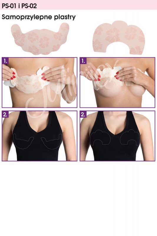 Julimex PS-01 plastry unoszące biust push-up bielizna akcesoria do biustonosza plastry