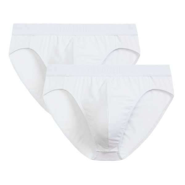 Atlantic Slipy Sport 2BMP 016 2-pak białe