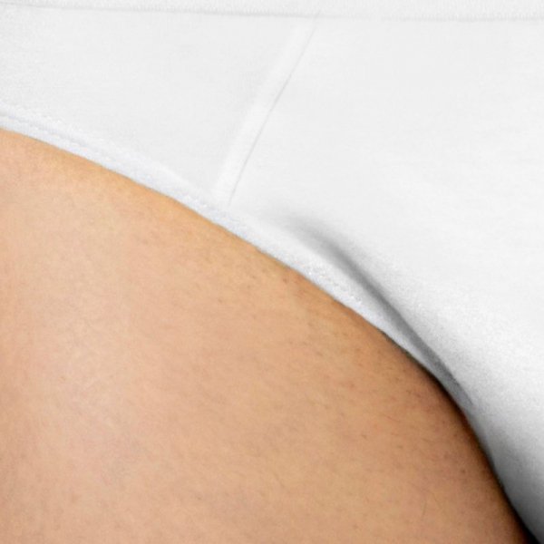 Atlantic Slipy Sport 2BMP 016 2-pak białe