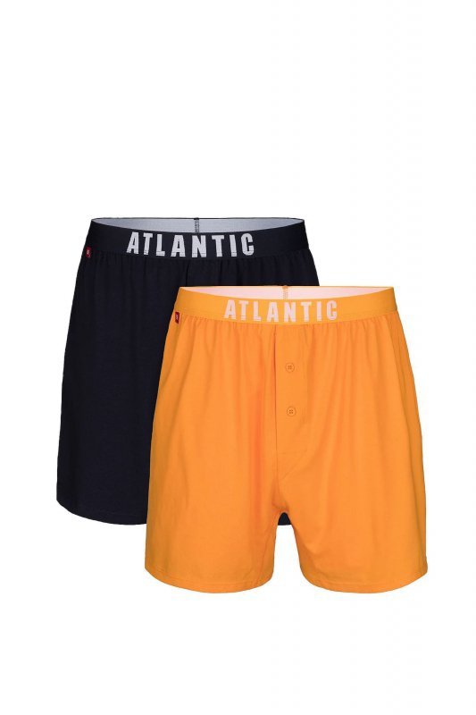 Atlantic Bokserki 025 2-pak gra/żół