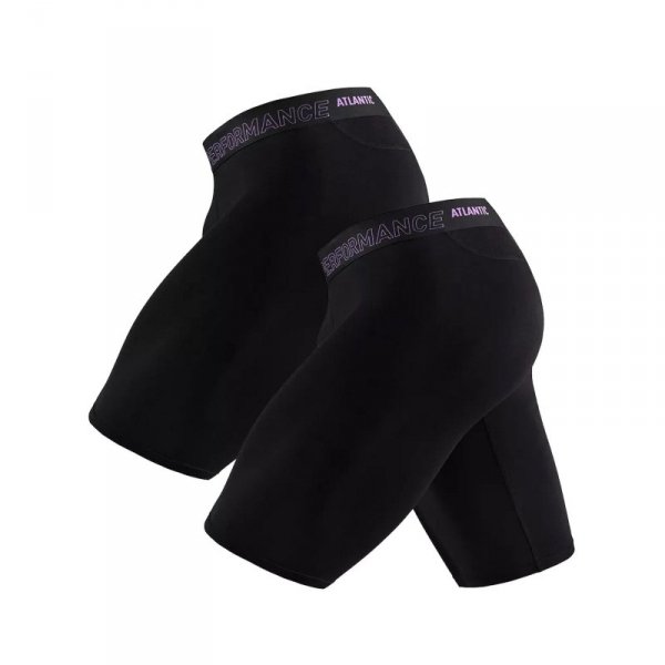Atlantic Bokserki Long Legs 2MH 1184 2-pak czarne