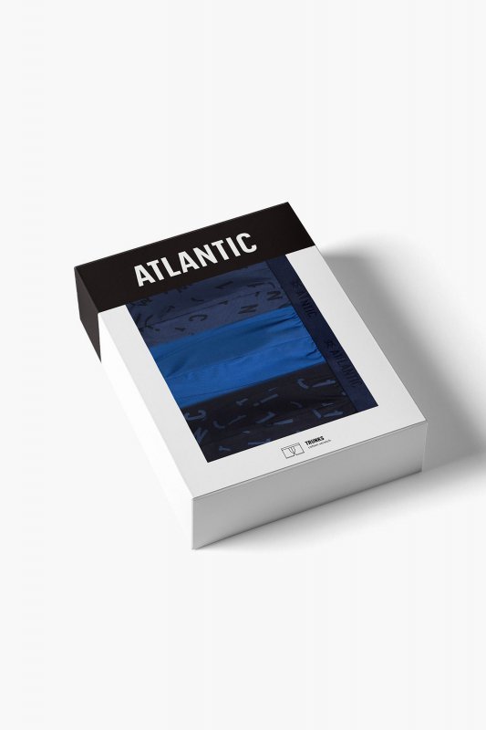 Atlantic Bokserki 182 3-pak niec/nie/gra