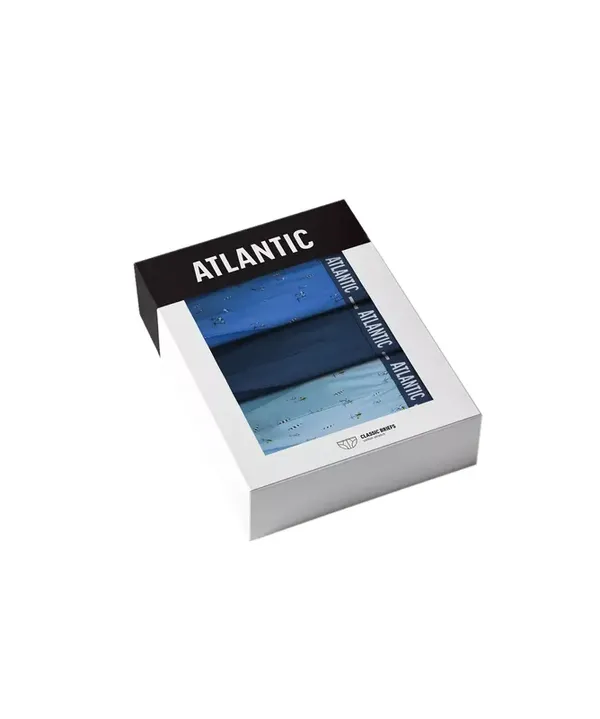 Atlantic Slipy 196 3-pak niebieskie
