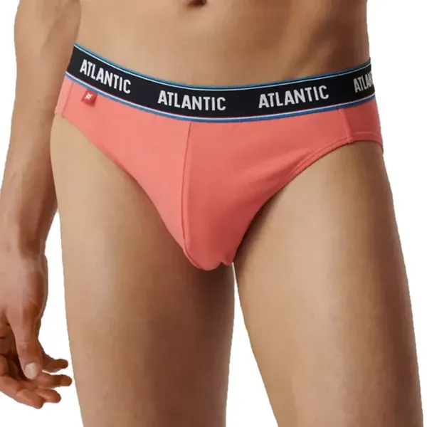 Atlantic Slipy 200 3-pak granat/koral/szary melanż