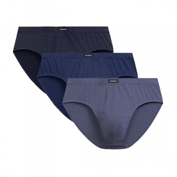 Atlantic Slipy 202 3-pak kobalt/granat/niebieskie