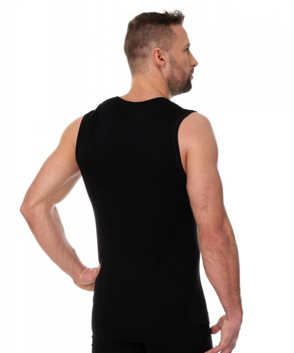 Brubeck Koszulka sl 00068A czarna