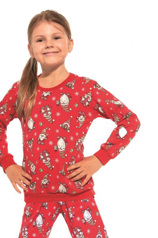 Cornette Piżama Gnomes3 032/163 kids czerwona