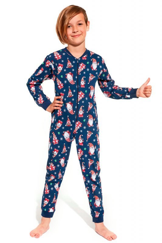 Cornette Piżama kombinezon Gnomes2 185/138 kids granatowy