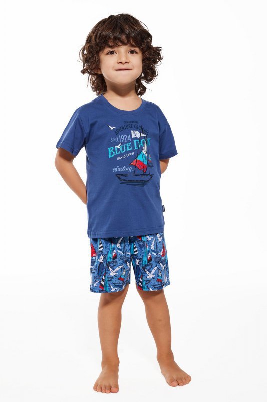 Cornette Piżama young Blue dock 790/96 jeans