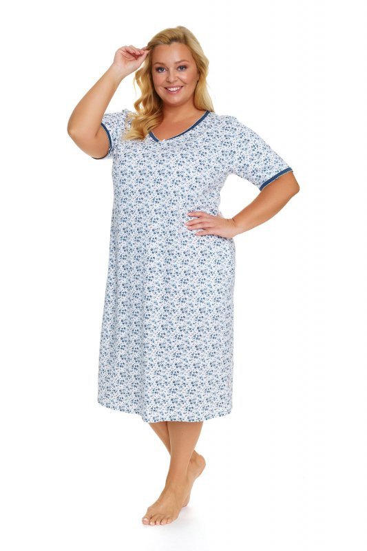 Doctornap Koszula nocna TB 5157 navy bloom plus