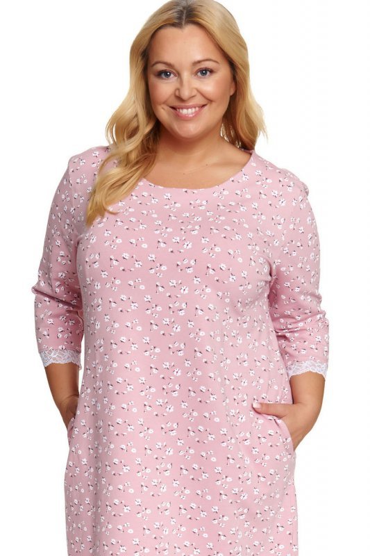 Doctornap Koszula nocna TB 7152 daisy flowers plus