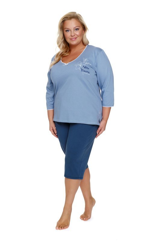 Doctornap Piżama damska PM 7262 sky blue