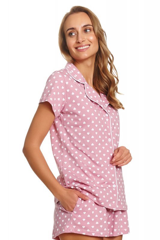 Doctornap Piżama damska PM 7458 hearts