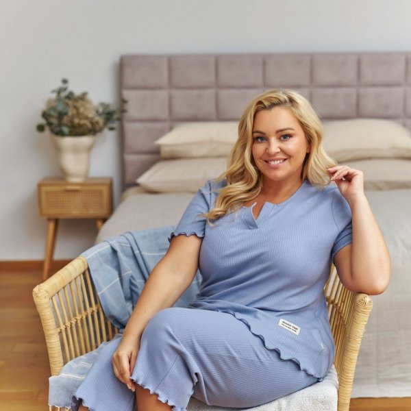 Doctornap Piżama damska PB 7468 sky blue