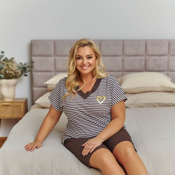 Doctornap Piżama damska PB 7471 brownie plus