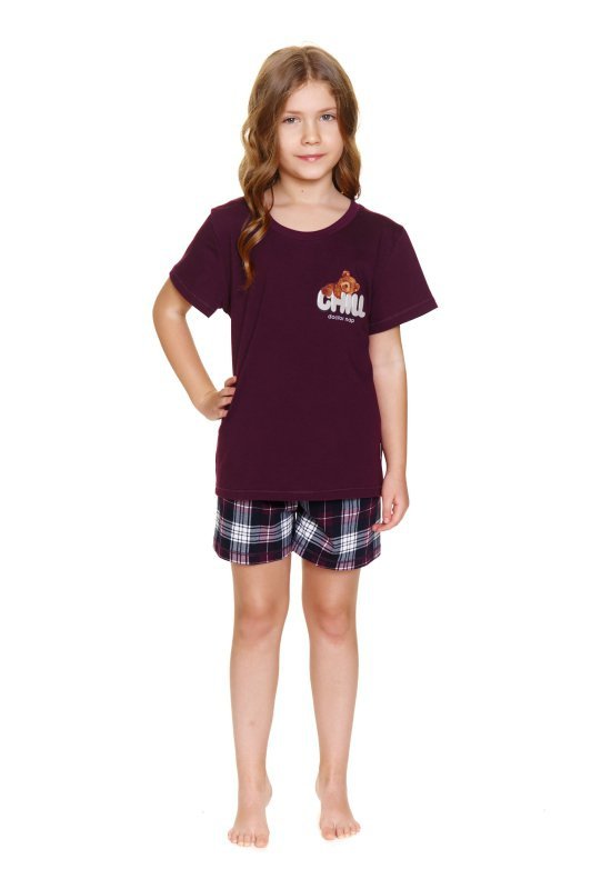 Doctornap Piżama dziecięca PDU 7202 burgundy