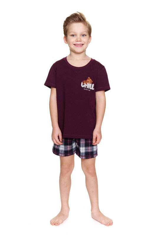Doctornap Piżama dziecięca PDU 7202 burgundy