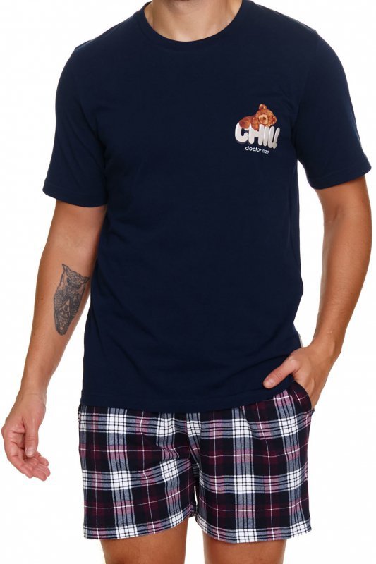 Doctornap Piżama męska PMB 7201 navy blue