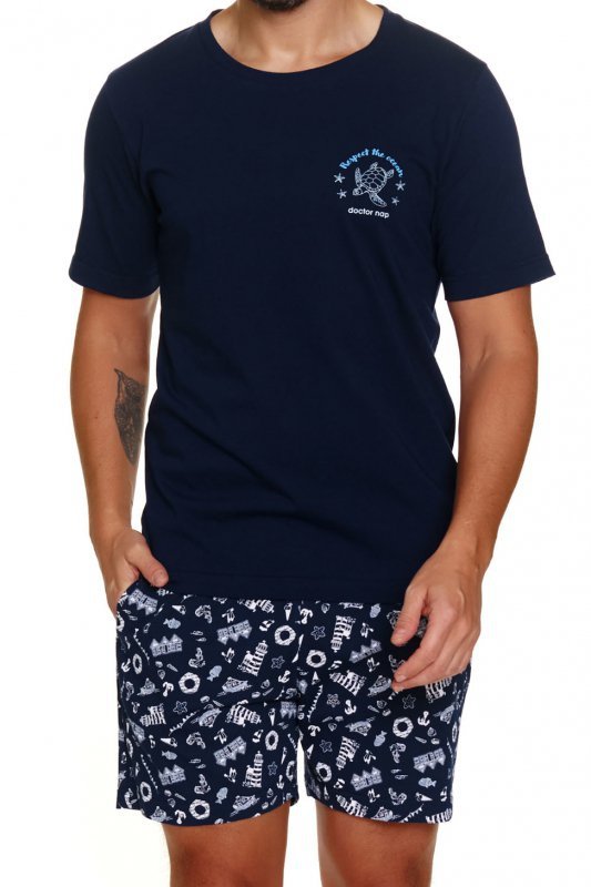 Doctornap Piżama męska PMB 7210 navy blue