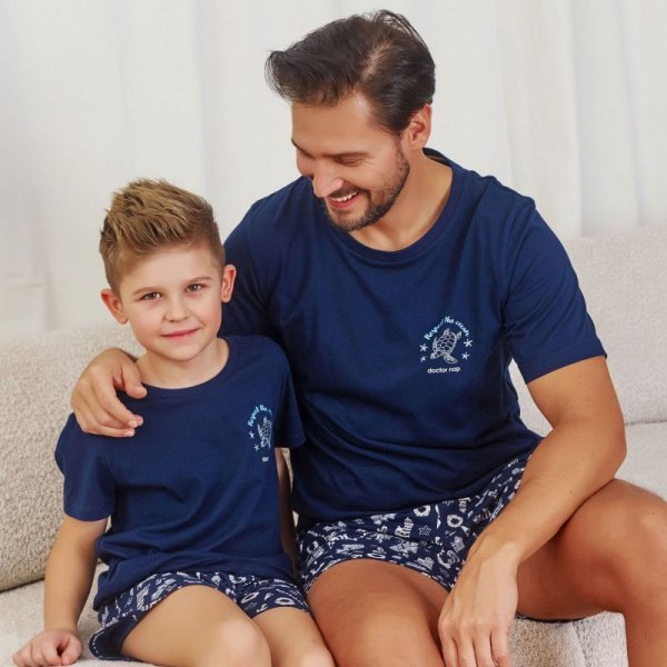 Doctornap Piżama męska PMB 7210 navy blue