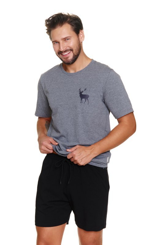 Doctornap Piżama męska PMB 7235 dark grey