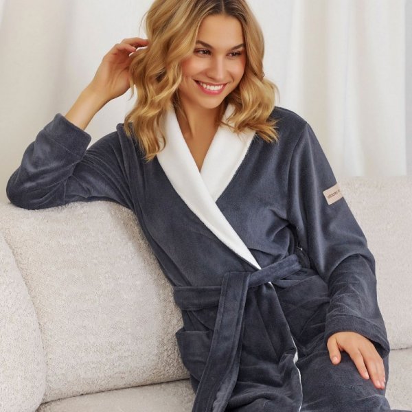 Doctornap Szlafrok damski SWW 7182 grey