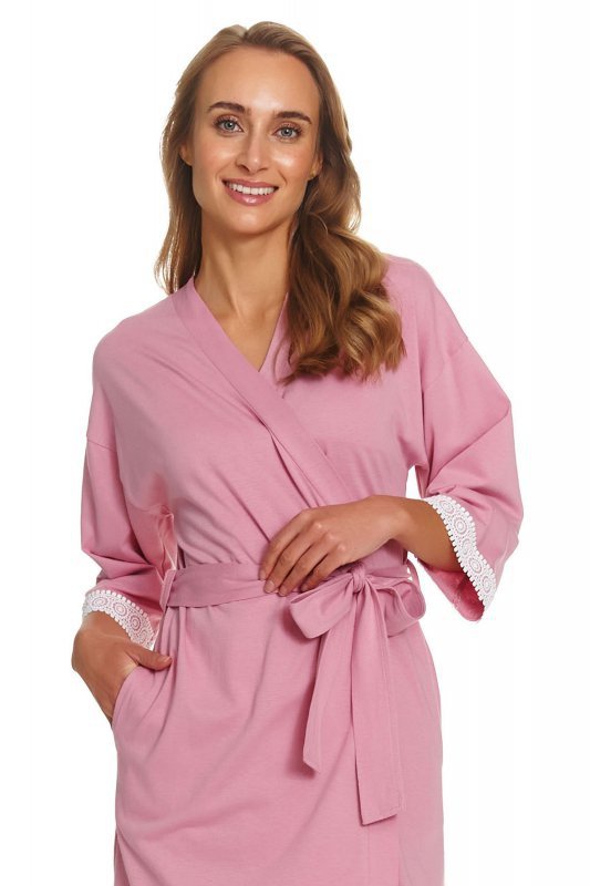 Doctornap Szlafrok damski SWW 7461 blush rose