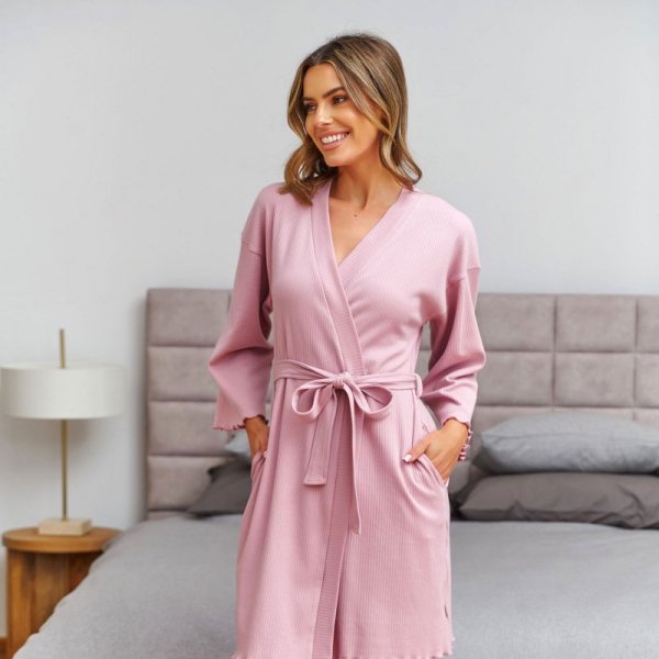 Doctornap Szlafrok damski SWW 7465 papaya