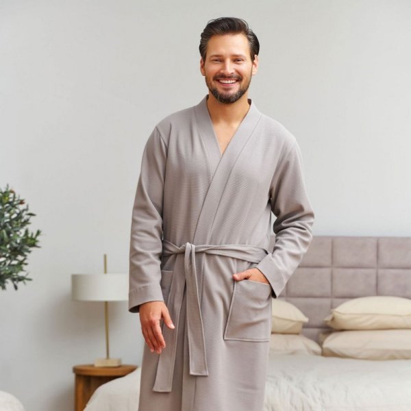 Doctornap Szlafrok męski SMW 7421 sand