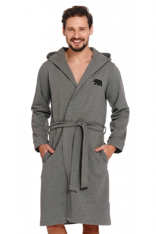 Doctornap Szlafrok SWW 9768 ciemnoszary plus