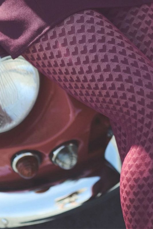 Gabriella Rajstopy 1233 Cherie bordo