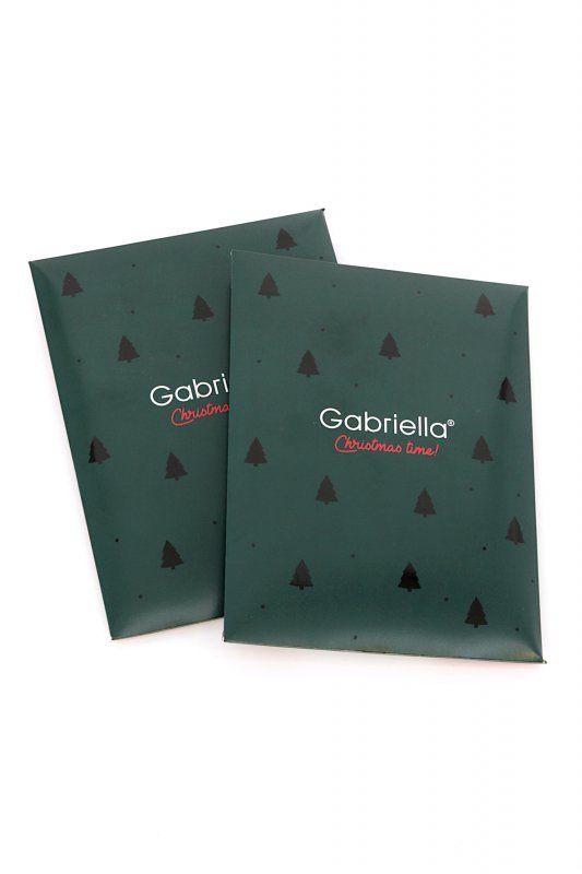 Gabriella Rajstopy Christmas trees 516 nero