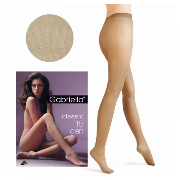 Gabriella Rajstopy damskie Lycra 104 15 den neutro