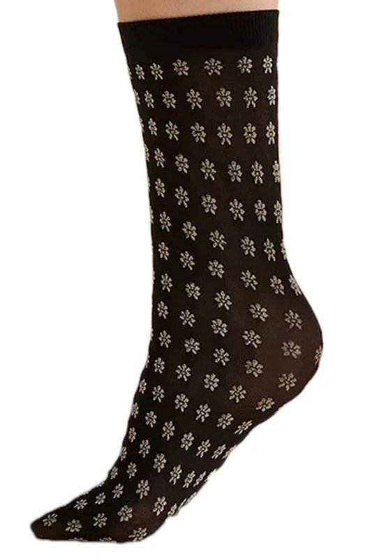 Gabriella Skarpetki Fior 1219 nero/beige