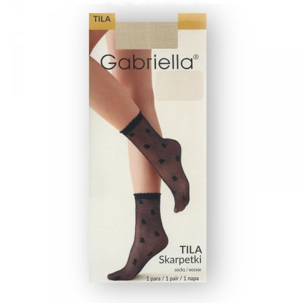 Gabriella Skarpetki Tila 566 beżowe