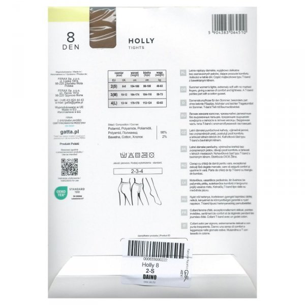 Gatta Rajstopy holly 8 den stretch nero