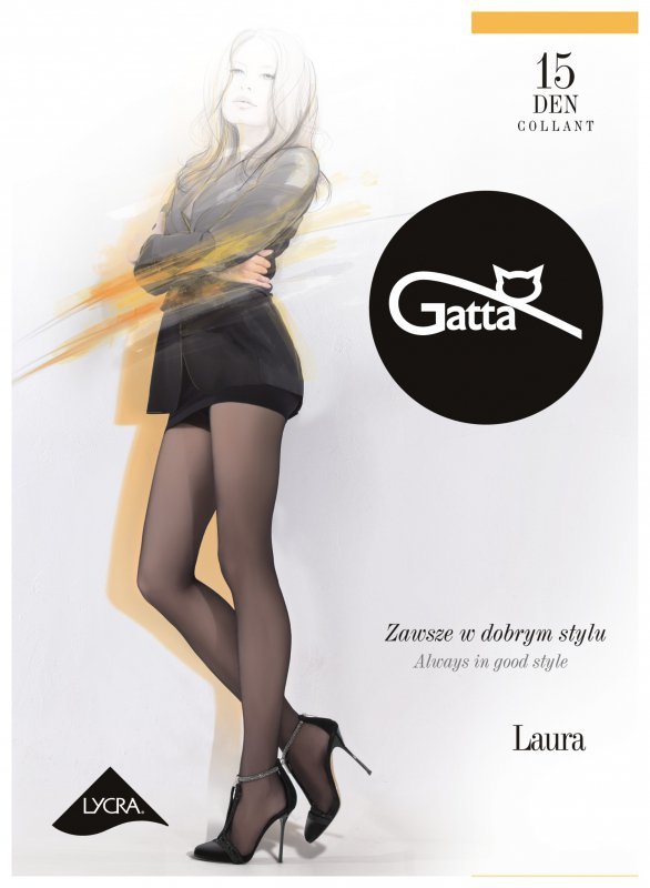 Gatta Rajstopy Laura 15 den lycra maxi golden