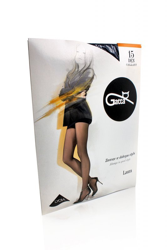 Gatta Rajstopy Laura 15 den lycra maxi visone