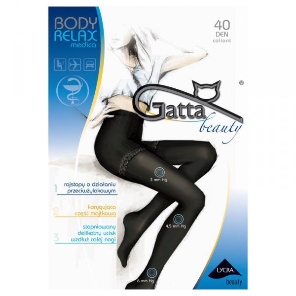 Gatta Rajstopy Body Relax Medica 40 den fumo