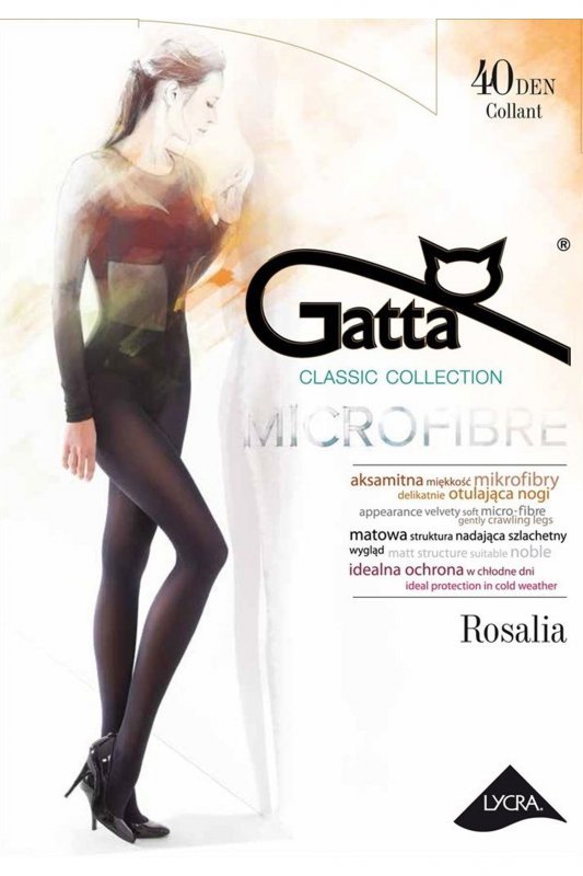 Gatta Rajstopy Rosalia 40 den nero plus +
