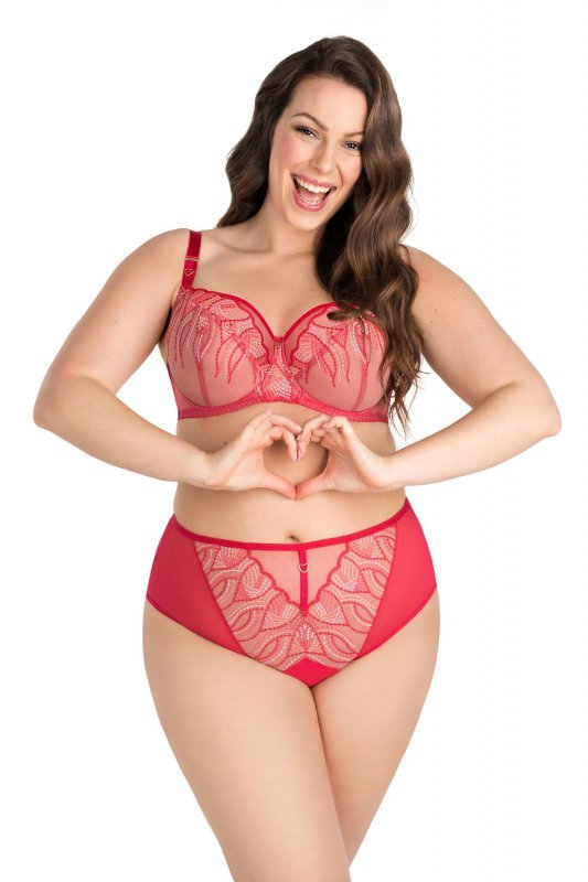 Gorsenia Figi Crazy heart 829 czerwone