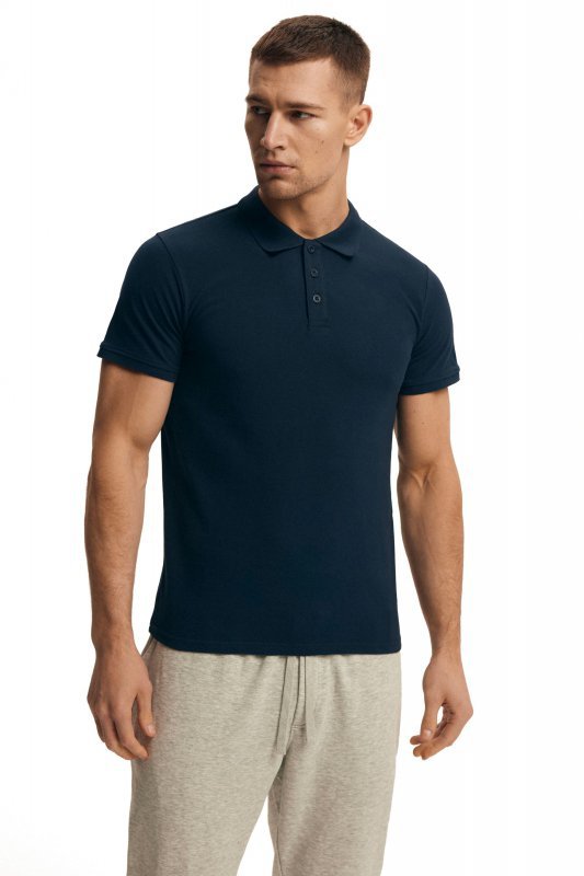 Esotiq-Henderson Koszulka polo Mile 43025 granat