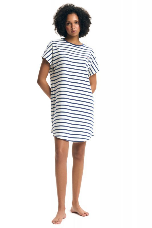 Esotiq-Henderson Koszula nocna Eulana 45314 granatowa