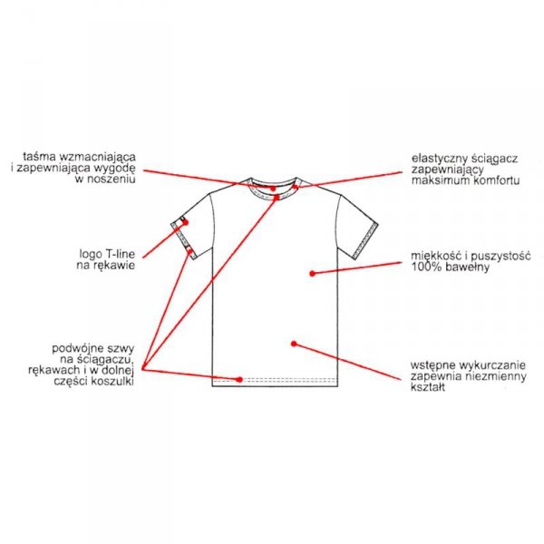 Esotiq-Henderson Koszulka T-line 19407 czarna
