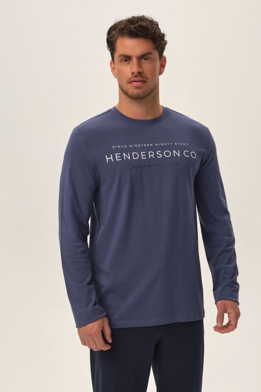 Esotiq-Henderson Piżama 41904 Jumper granatowa