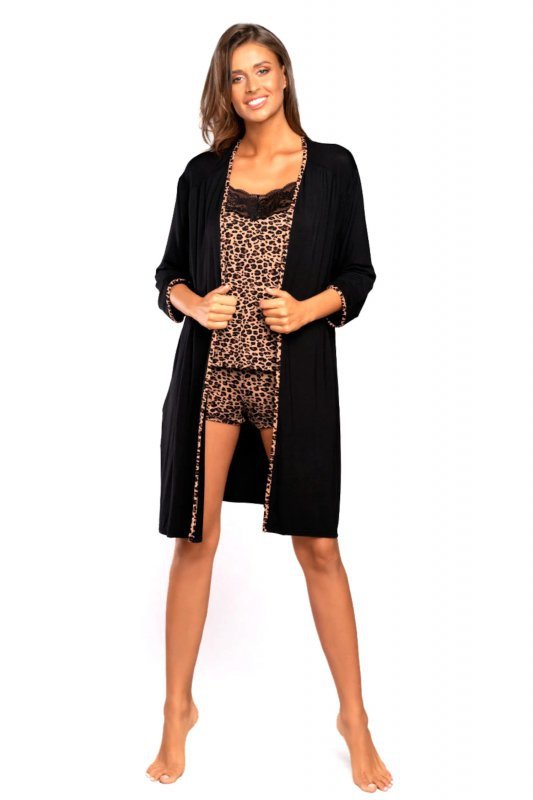 Italian Fashion Szlafrok Eila czarny