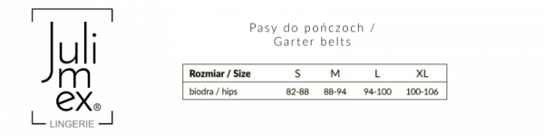 Julimex Pas do pończoch Daisy czarny